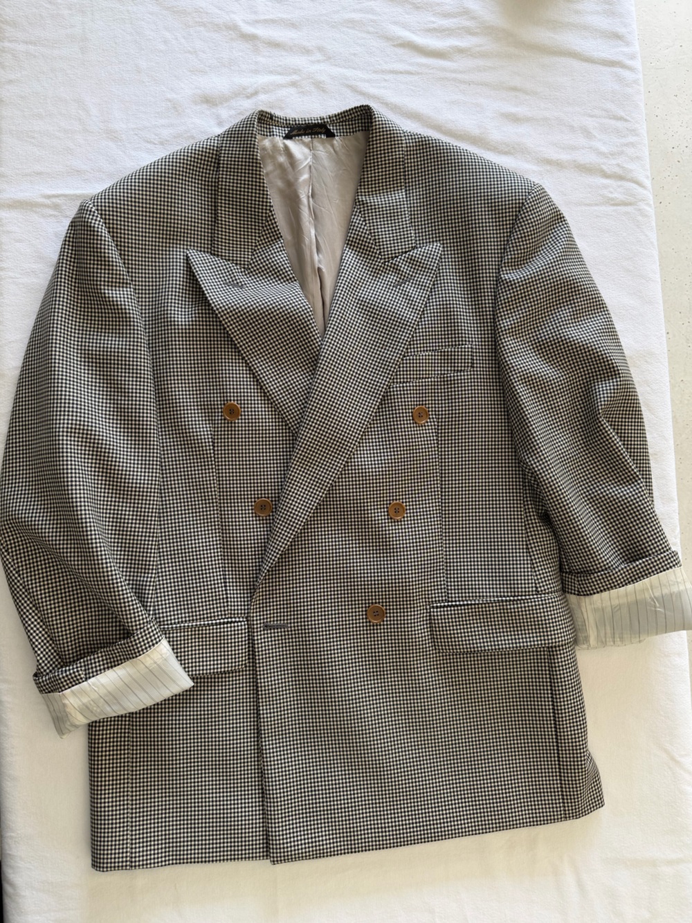 Vintage Sergio Valentino Collection Womens Double Breasted Blazer Jacket